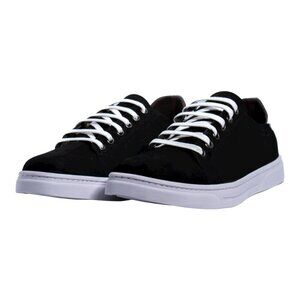 Black Nubuck Leather Sneaker